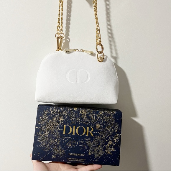 WHITE ONLY • Dior Velvet Bag - Picture 1 of 9